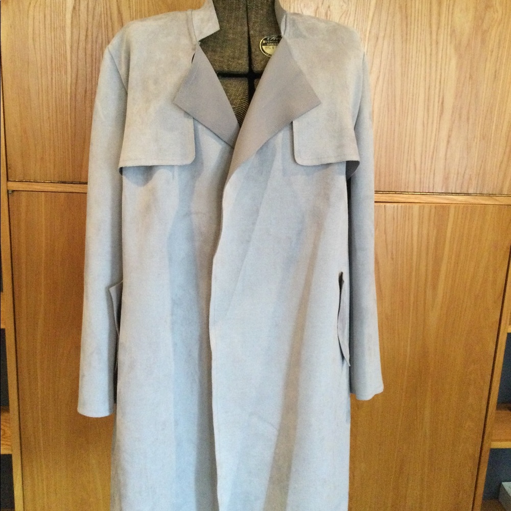 Faux Suede Jacket